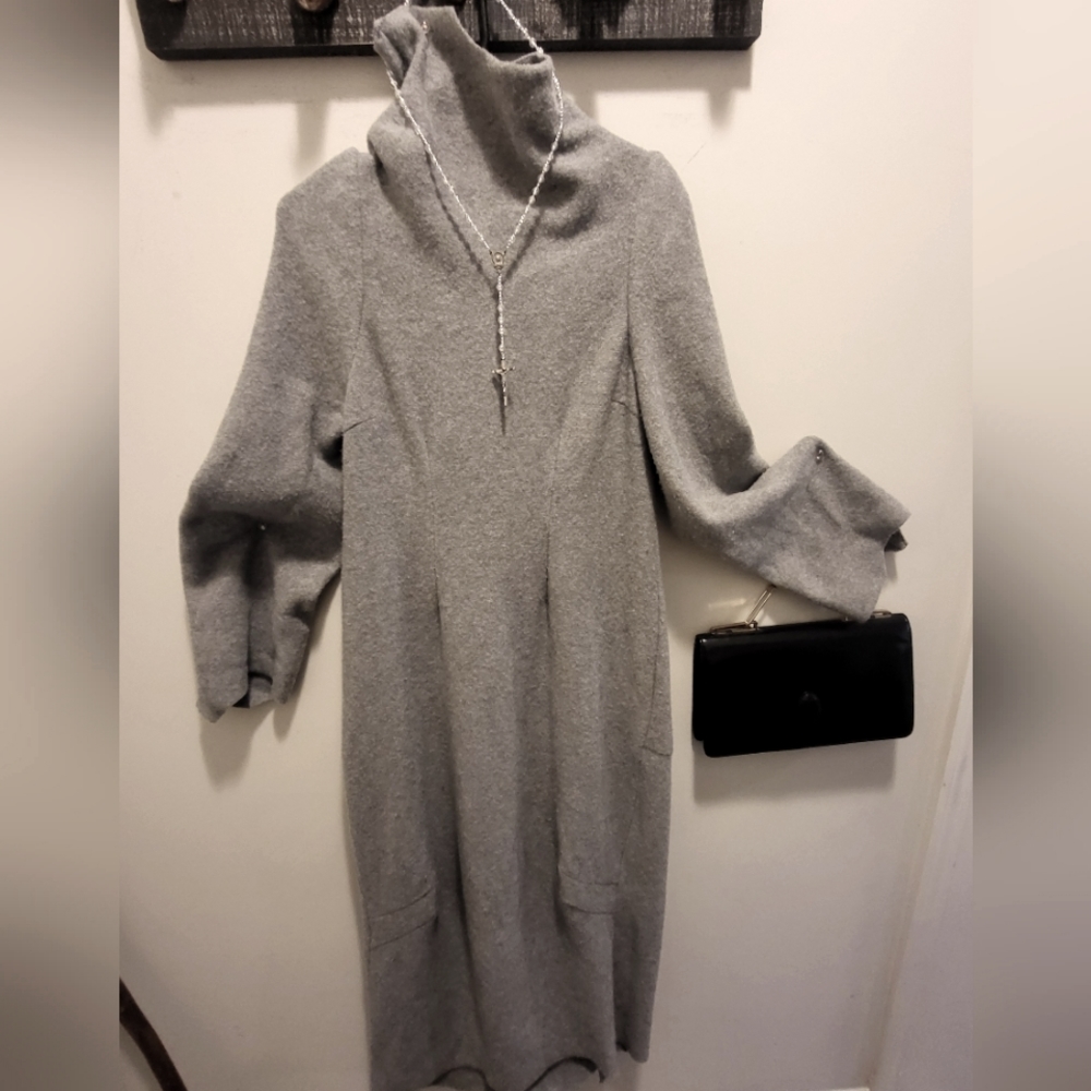 Maison Martin Margiela x H&M felted high neck dress size small